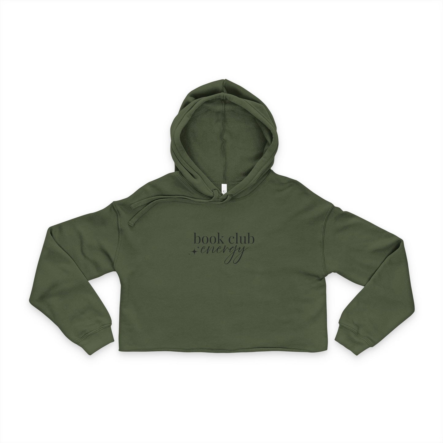 Book Club Energy Cropped Hoodie