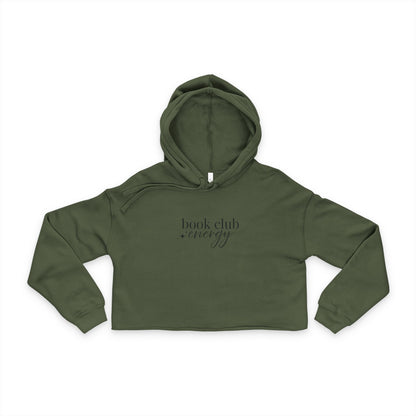 Book Club Energy Cropped Hoodie
