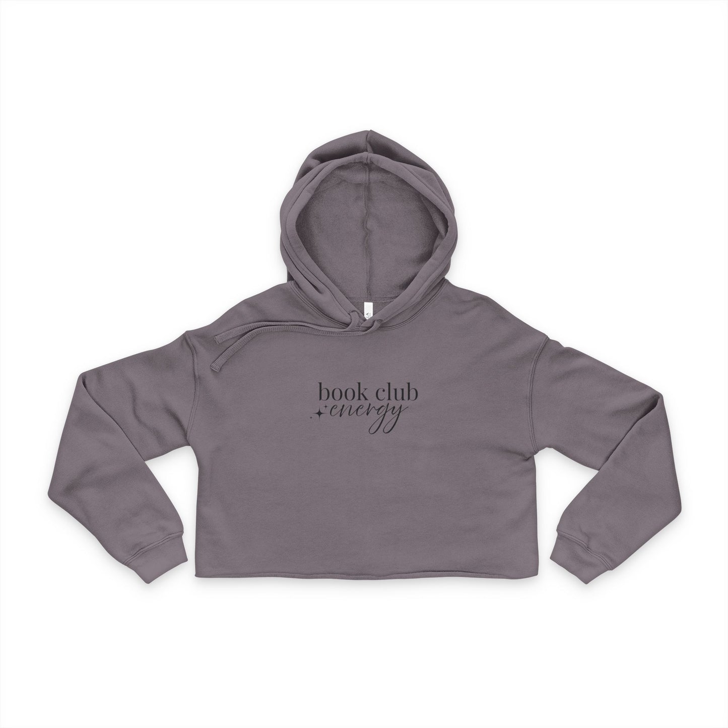 Book Club Energy Cropped Hoodie