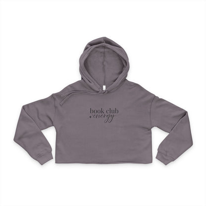 Book Club Energy Cropped Hoodie