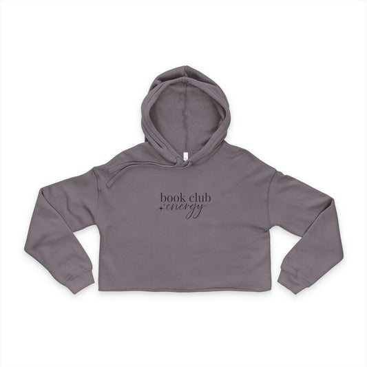 Book Club Energy Cropped Hoodie