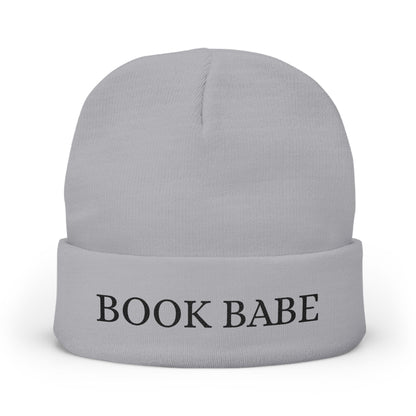 Book Babe Embroidered Knit Beanie